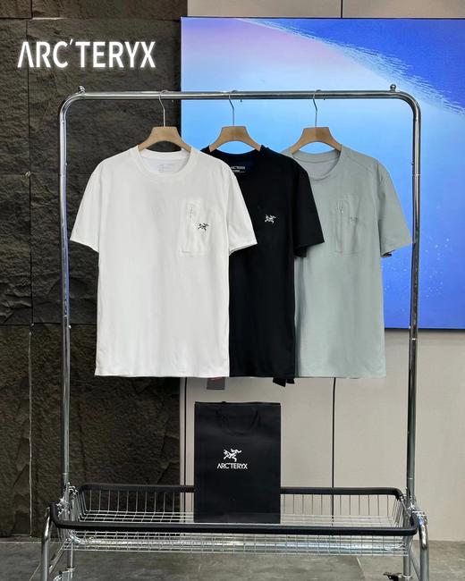 F032745夏季新款压胶拉链刺绣口袋速干功能款短袖T恤 商品图2