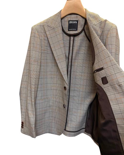 男款格纹西装外套zh 商品图2