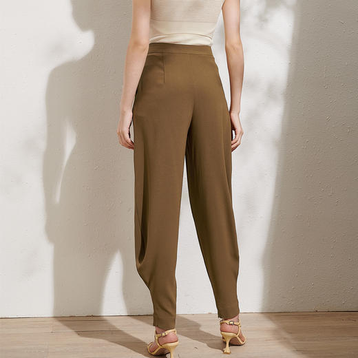 芳外2025夏季新款时尚个性百搭长款垮裤宽松纯色薄款休闲裤女0756 商品图3