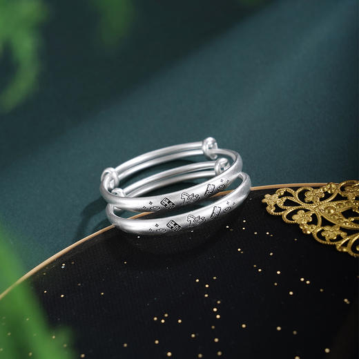 子佩集【福马平安】银S9999童镯【WT000206】儿童平安喜乐马2602 商品图1