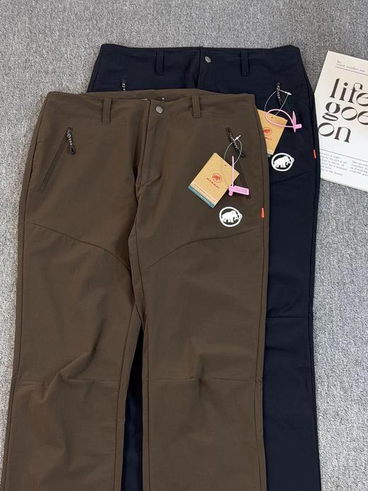 F032799户外防风防泼水耐磨立体剪裁膝盖预成型设计软壳长裤 商品图1