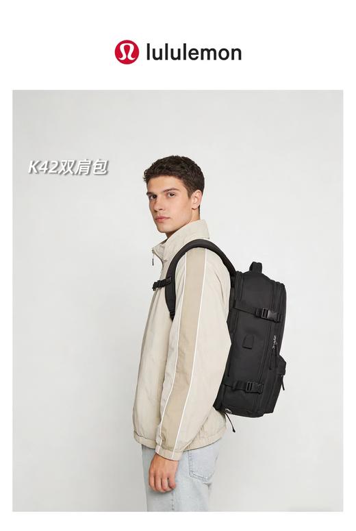 F0327101情侣款超大容量干湿两用+独立鞋仓多功能行李箱式大容量双肩包 商品图10