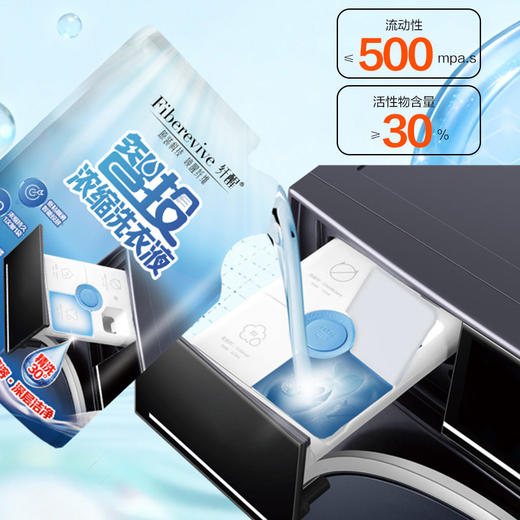 海尔智家 纤醒 智投浓缩洗衣液（300g*8袋） 商品图1