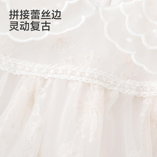 【高定系列】英氏儿童裙子女童连衣裙夏季新款短袖裙子可爱公主裙 商品图4