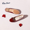 REEMOOR睿慕蛋卷鞋女红色浅口平底鞋软底船鞋芭蕾舞单鞋瓢鞋女鞋2512A6 商品缩略图8