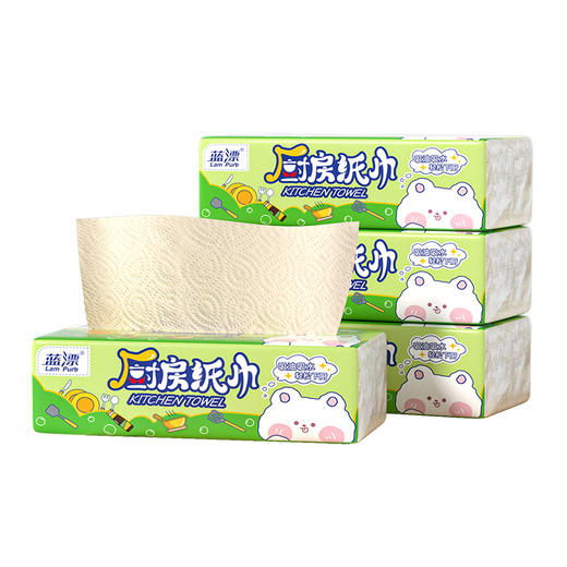 蓝漂 厨房本色抽纸1包装（萌宠系列） 6922454355229 商品图0