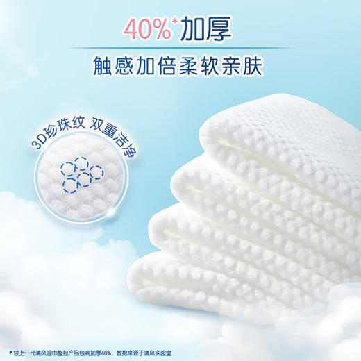 清风 纯水便携装湿巾10片*5包共50片 BR050P-5BRT 商品图2