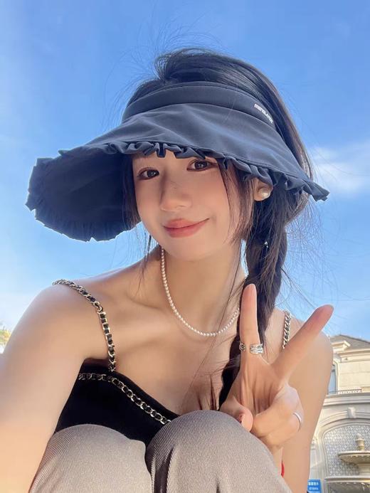 <曾小咸推荐>3.29 花边空顶遮阳帽 日常价79/件！ 活动价49/件！！【预售款，预计3-15天发货】 商品图4