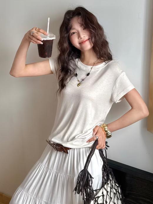 【六色可选】耐尔 天丝羊毛圆领T恤 商品图14