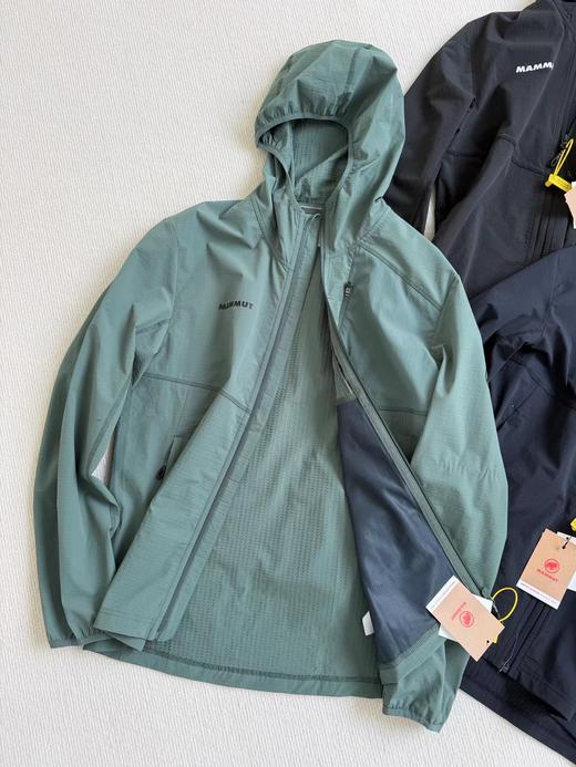 F032781轻量单层弹力外套男女同款软壳连帽夹克 商品图12