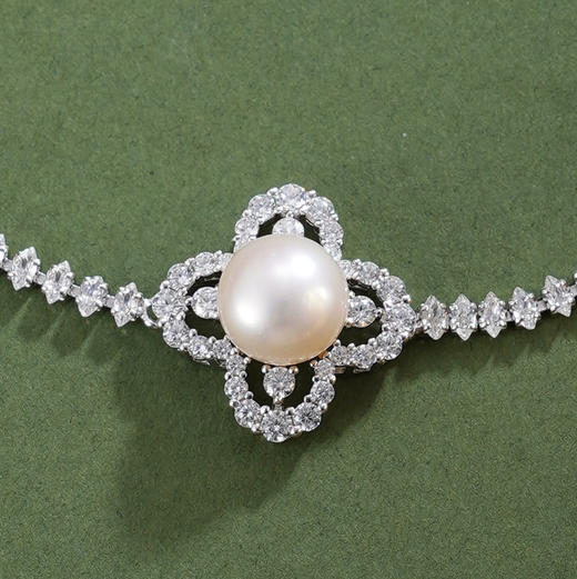 子佩集【四叶秀馨】银S925珍珠惜王妃手链【LM0260-XF】四叶草2602 商品图2