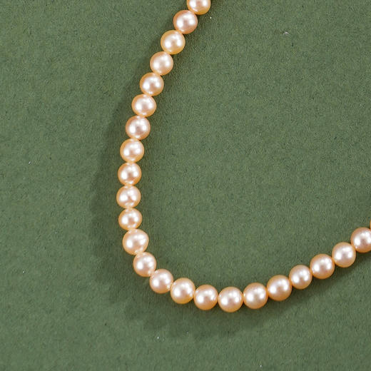 子佩集银S925珍珠惜王妃项链【ZXLY3.5-4MM】珠串2602 商品图2