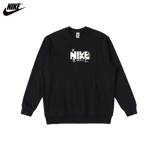 F032727春秋季新款休闲百搭胸前趣味图案户外休闲情侣长袖卫衣 商品图2