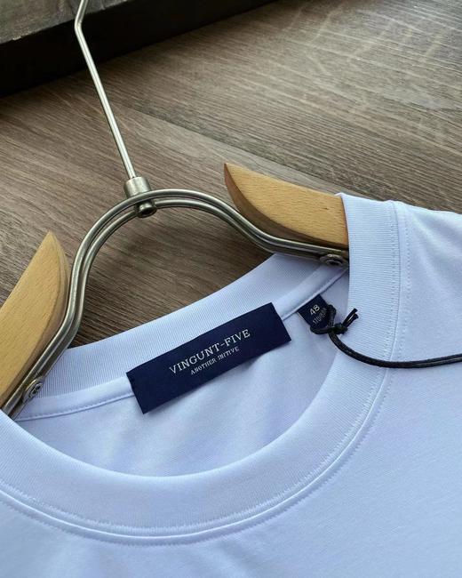 F0327115凉感免烫面料凉感速干垂感纯色圆领男士短袖T恤 商品图11