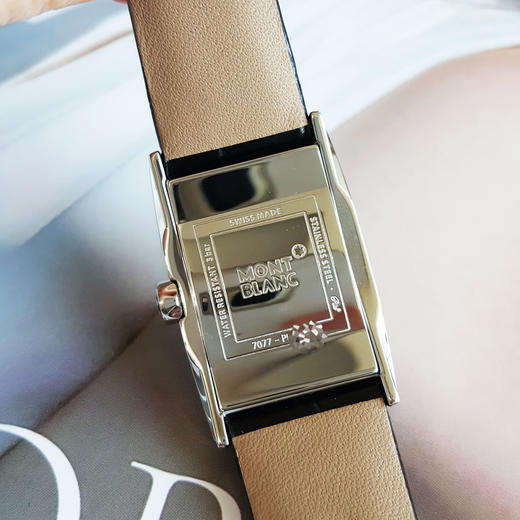 【95新】MONTBLANC 万宝龙U0101554石英机芯23*35MM（女款）侧影系列精钢160326AK13 商品图6