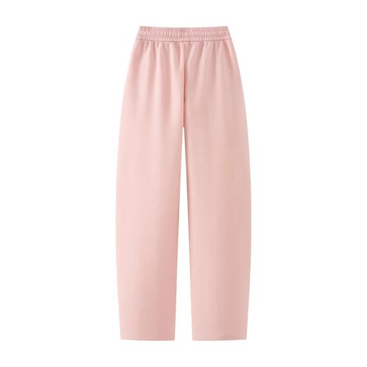 F0327116简约松弛感阔腿运动裤女抽绳垂感休闲裤直筒卫裤 商品图5