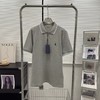 F032777休闲纯色领子小马刺绣半拉链新款镶边翻领男士POLO衫 商品缩略图12