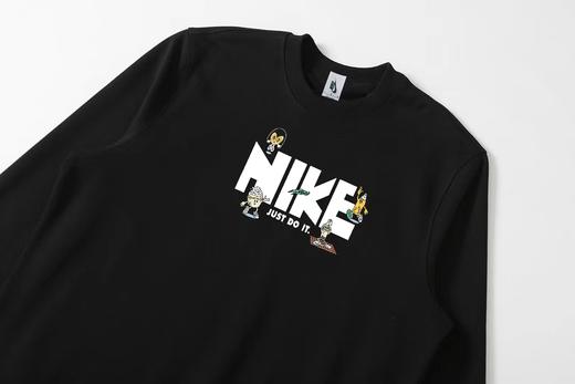 F032727春秋季新款休闲百搭胸前趣味图案户外休闲情侣长袖卫衣 商品图7