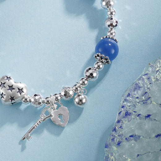 子佩集【心灵契合】银S925手串手链【TSB0001-56】糖心玛瑙爱心手链2602 商品图3