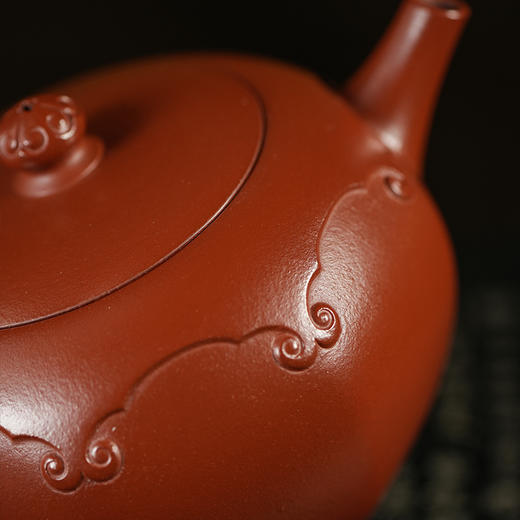 龙德堂陶艺 汤宣武制 《披褐怀玉》原矿大红袍 230cc 库存请咨询客服 商品图4