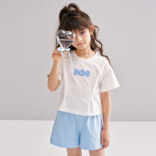 笛莎Deesha 2026年夏季新款松饼熊女童套装套装 商品图1