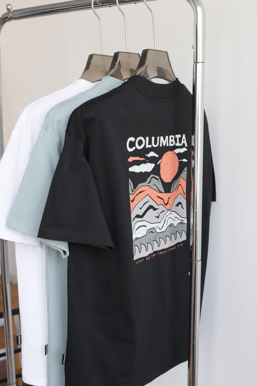Co1umbi@ 26新款山海印花纯棉圆领短袖T恤 TX615 商品图7
