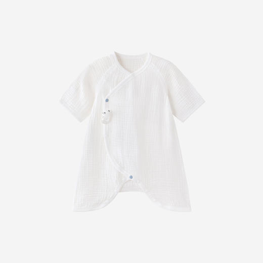 【商场同款】英氏婴儿连体衣夏季莫代尔短袖哈衣宝宝居家连身睡衣 商品图4