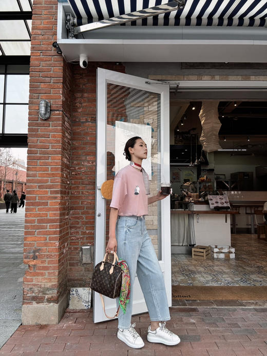 【可以跑步的牛仔裤】噢蜜ooomeooo梨形天敌九分牛仔裤 商品图3