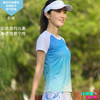 阶梯轻薄透气速干宽松版运动短袖跑步马拉松男女通码 商品缩略图1