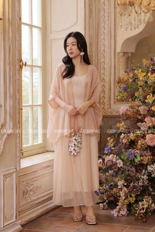 【门店同款】ENJOY夏季落樱浅粉吊带纱裙 170693145 商品图2