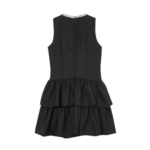 【气质高级感】小香风钉珠领口连衣裙女夏季千金风裙子LXD50658 商品图3