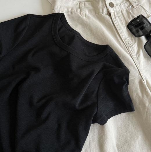 【3-5天发货】三也row风天丝棉短袖T恤 商品图6