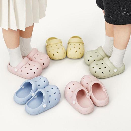 儿童汉堡拖鞋夏季可爱沙滩包头洞洞鞋居家男童女童室内凉拖鞋夏季180-220★娃娃优选 商品图0