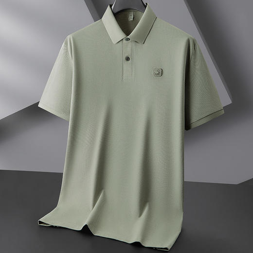 【DDP】大依优型大码男装夏季棉质短袖POLO衫商务休闲透气简约短袖上衣 商品图2