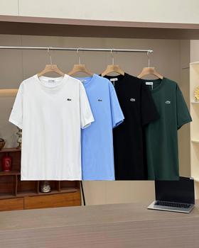 F032772春夏季情侣基础款刺绣logo休闲百搭T恤短袖