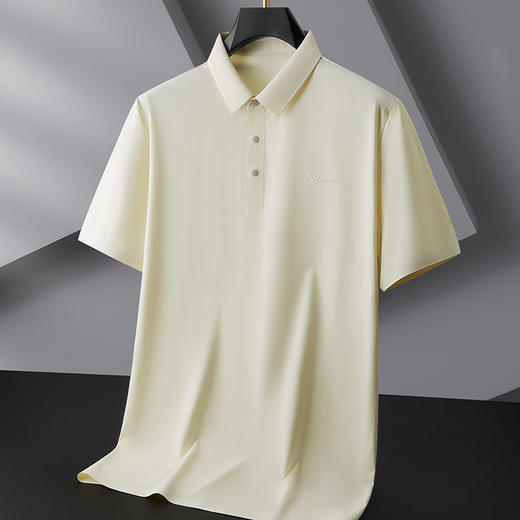 【DDP】大依优型大码男装夏季冰丝短袖POLO衫高弹力商务休闲透气上衣T恤 商品图2