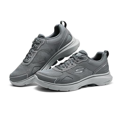 Skechers斯凯奇 男绑带健步鞋 216640-GRY 商品图2