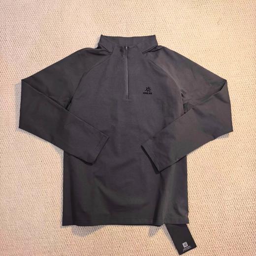 F032709夏季新款运动户外速干吸汗排汗半开胸立领长袖T恤 商品图2