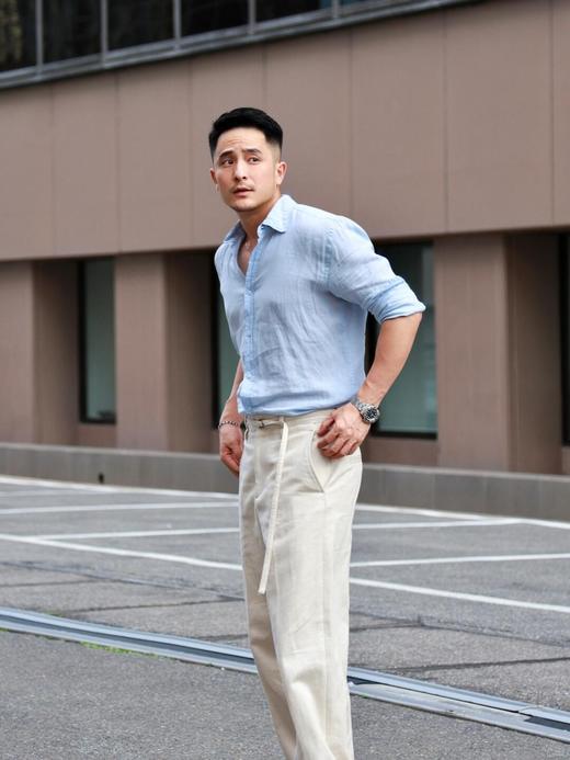 Theor*y春夏新款 商务休闲亚麻衬衫 商品图8