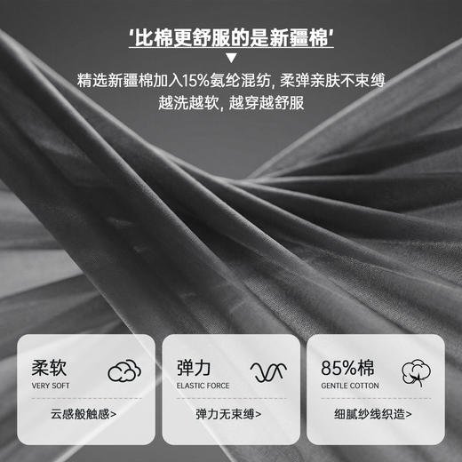 马登新疆棉底裆10A级抗菌中腰裸睡无痕透气三角短裤头衩女士内裤 商品图1