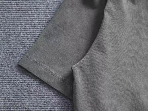 F032758春夏新款圆领百搭日常通勤复古烧花刺绣短袖T恤 商品图8