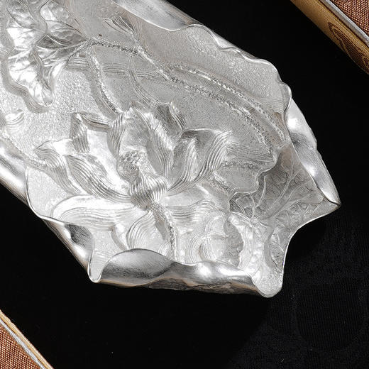 子佩集S999手工银【莲开盛世】摆件【ZYG010】原创设计2602 商品图1