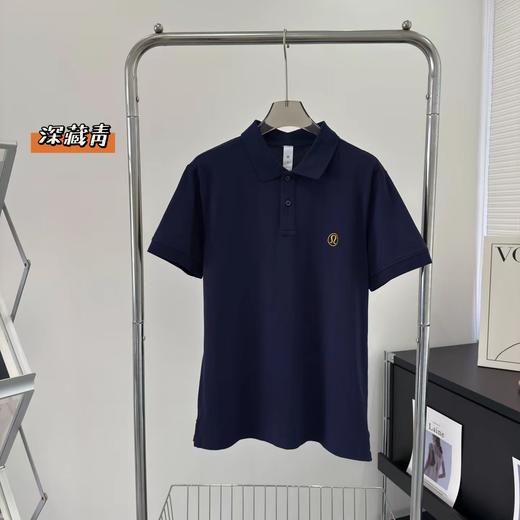 F032776男装纯棉商务休闲纯色短袖T恤轻松百搭翻领POLO衫 商品图9