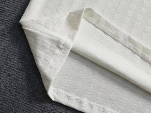 F032756满印刺绣百搭耐看休闲简约宽松版型圆领短袖T恤 商品图11