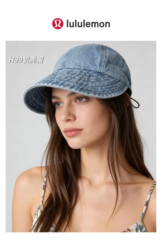 F0327105春季新款牛仔防晒软壳帽可调节遮阳渔夫鸭舌帽 商品图14