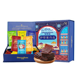 诗梦园·糖果6种水果混装果丹皮600g（礼盒装）  解馋小零食