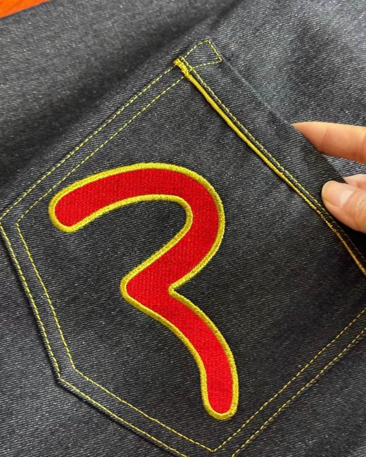 F032746春季马年限定男女同款休闲百搭重工牛仔夹克外套 商品图7