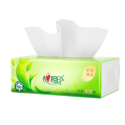 心相印 茶语精选90抽20包三层塑装面巾纸（M码） A0001502 商品图2