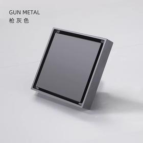 6380四方隐形地漏 -枪灰