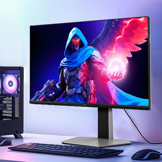 【FFALCON雷鸟】雷鸟27英寸2K180Hz QD-MiniLED电竞高刷显示器 双音响 旋转升降 HDR600 护眼认证 宿舍电脑显示屏Q6 R27Q62 商品图12